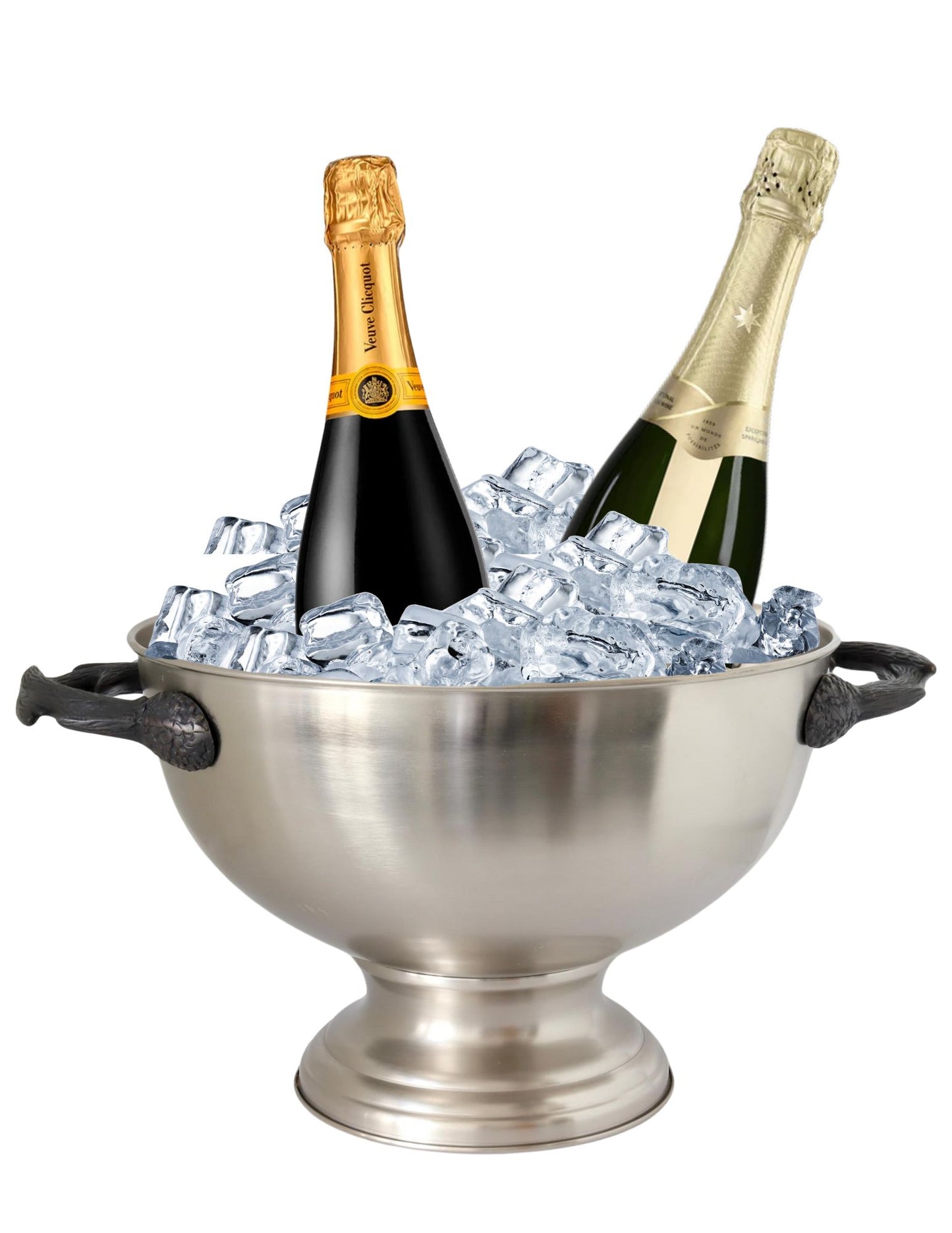 Oversized Horn Handled Champagne Bucket