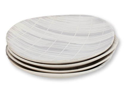 French Faux Bois Soup & Salad Set, 17pcs