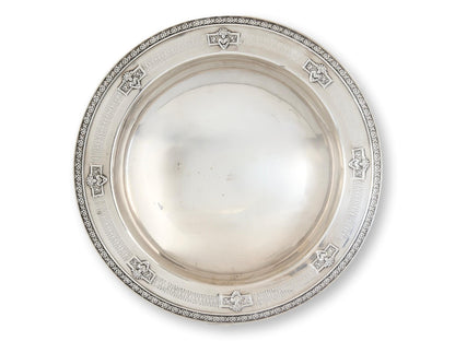 Art Deco Style Sterling Silver Footed Serving Dish