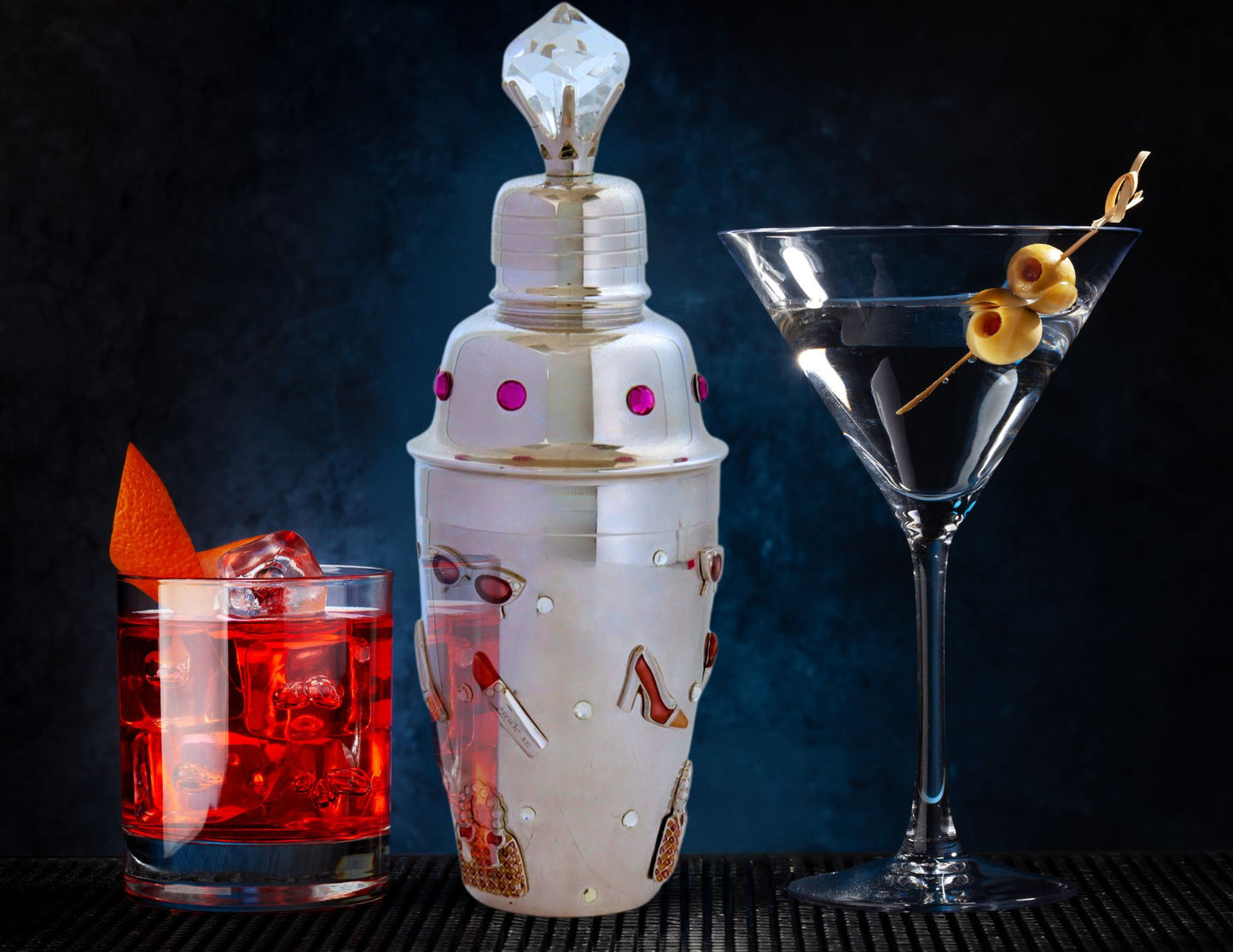 Limited Edition St. John Home Bejeweled Cocktail Shaker