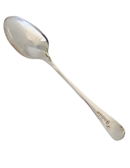 East 20th-C. English Coffee Spoons w/ Sugar Tongs