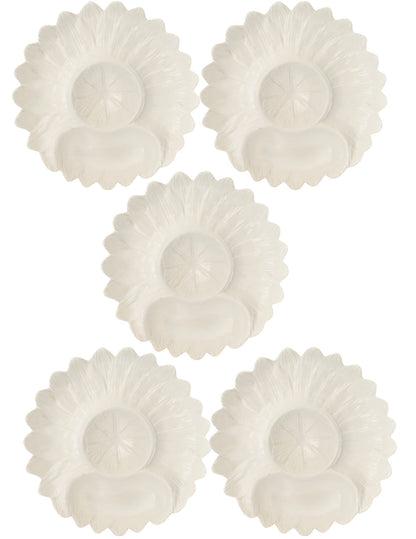 Midcentury Italian Majolica Artichoke Plates - Set of Six