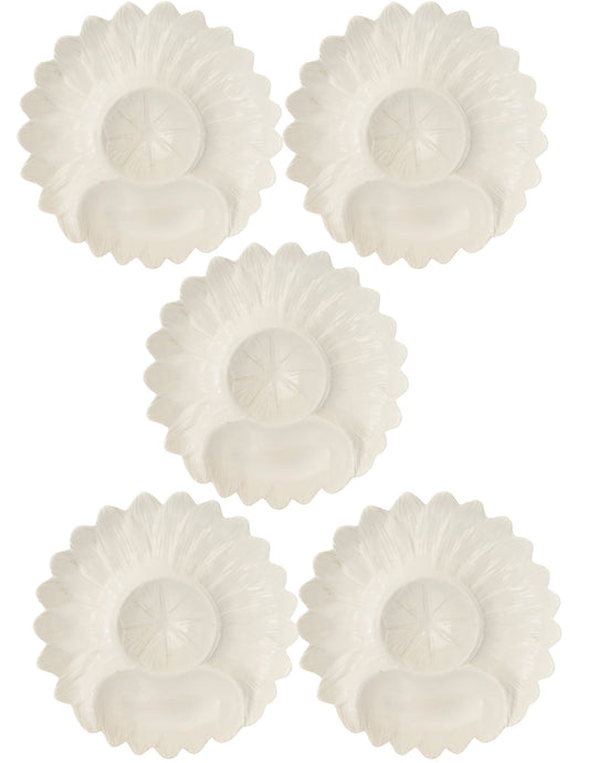 Midcentury Italian Majolica Artichoke Plates - Set of Six
