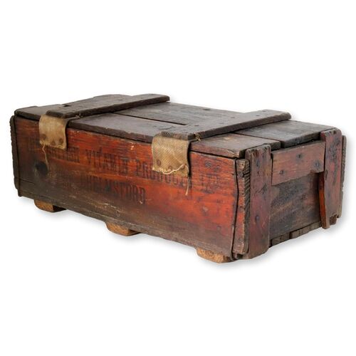 Antique English Shipping Crate / Box