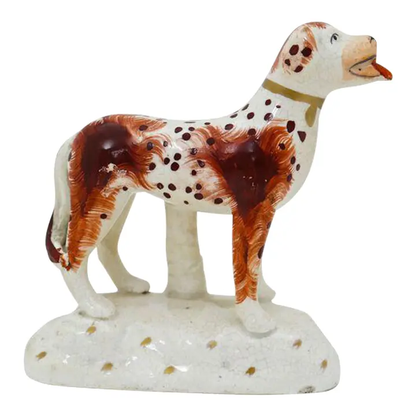 1840 English Staffordshire St. Bernard Dog