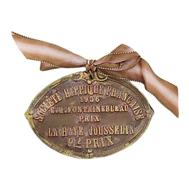 1956 French Horse Show Trophy Plaque