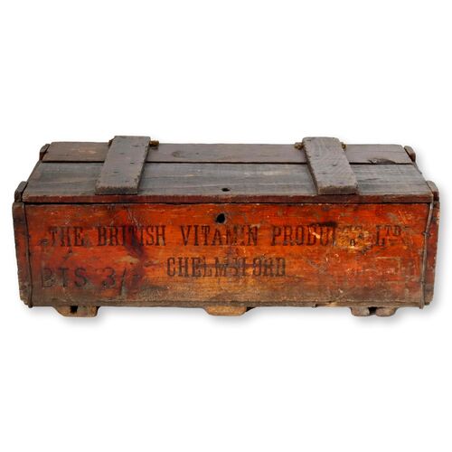 Antique English Shipping Crate / Box