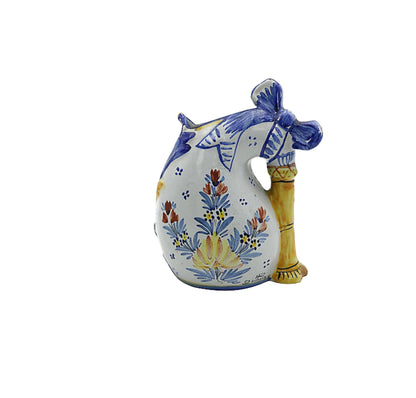 1920s Quimper Bagpipe Vase