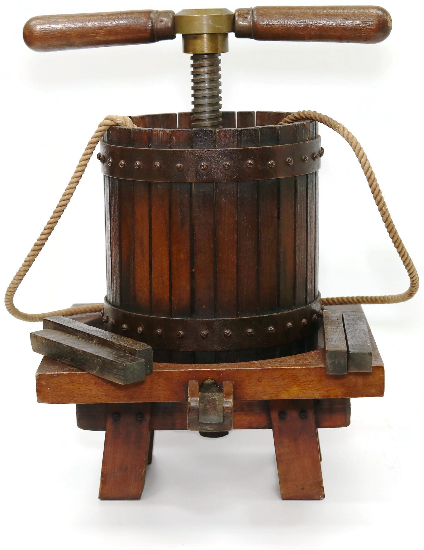 19th Century French Barrel Cider Press