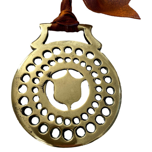 Antique English Horse Brass Ornament