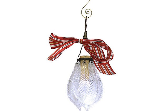 French Illuminated Chandelier Ornament