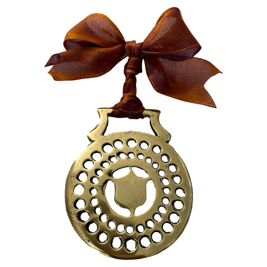 Antique English Horse Brass Ornament