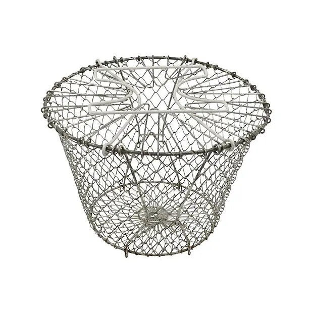 Vintage French Market Collapsible Egg Basket