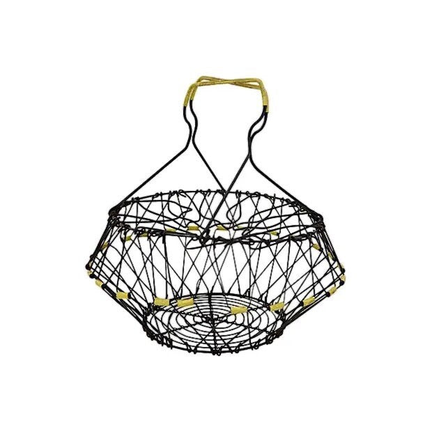 Midcentury French Convertible Wire Egg Basket