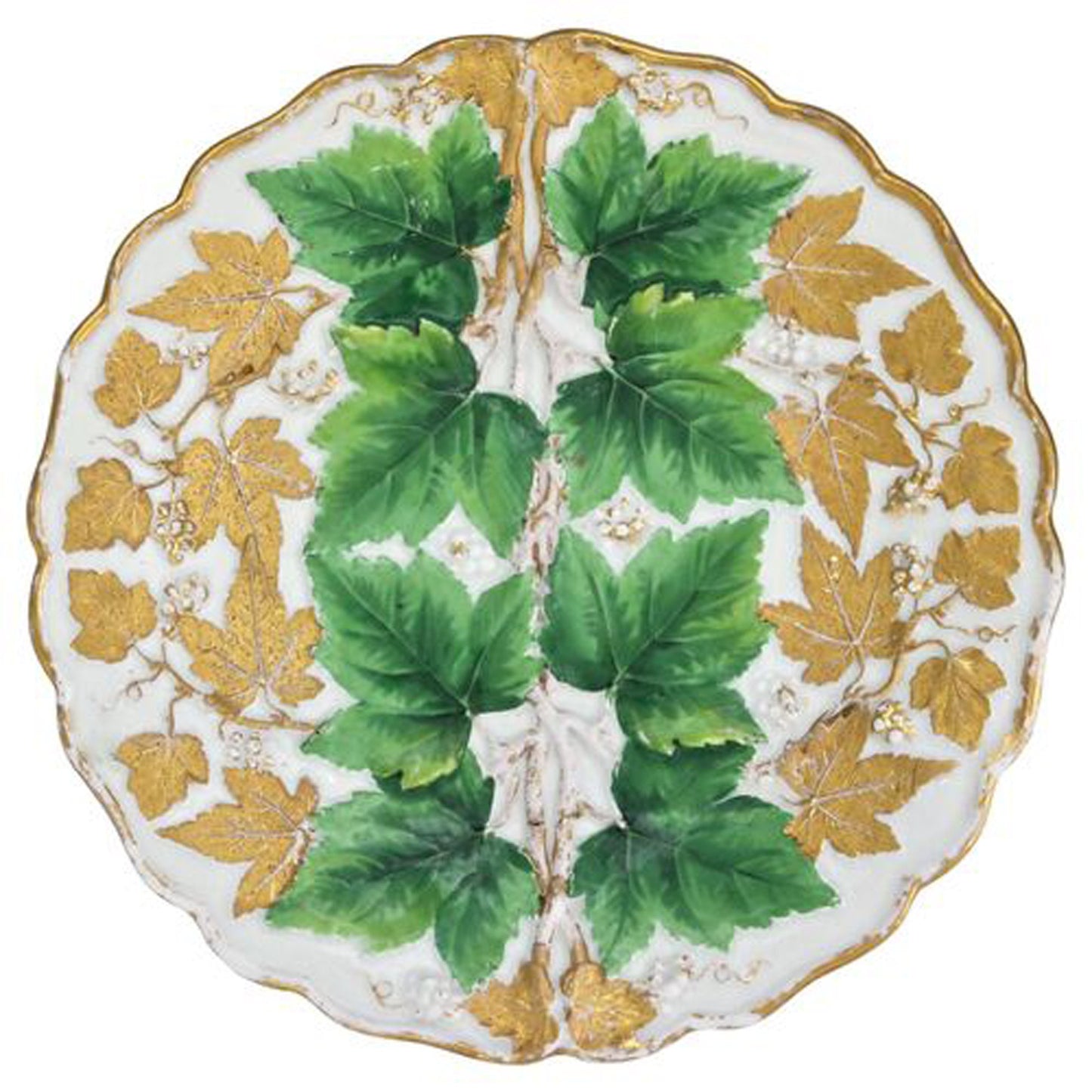 19th Century Gilded Meissen Decorative / Wall Plate