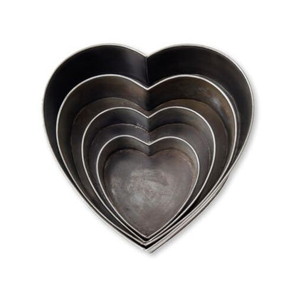 Elizabeth David Ltd. Heart Pans, Set of 4