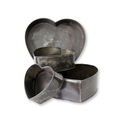 Elizabeth David Ltd. Heart Pans, Set of 4