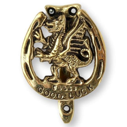 Brass English Dragon Door Knocker