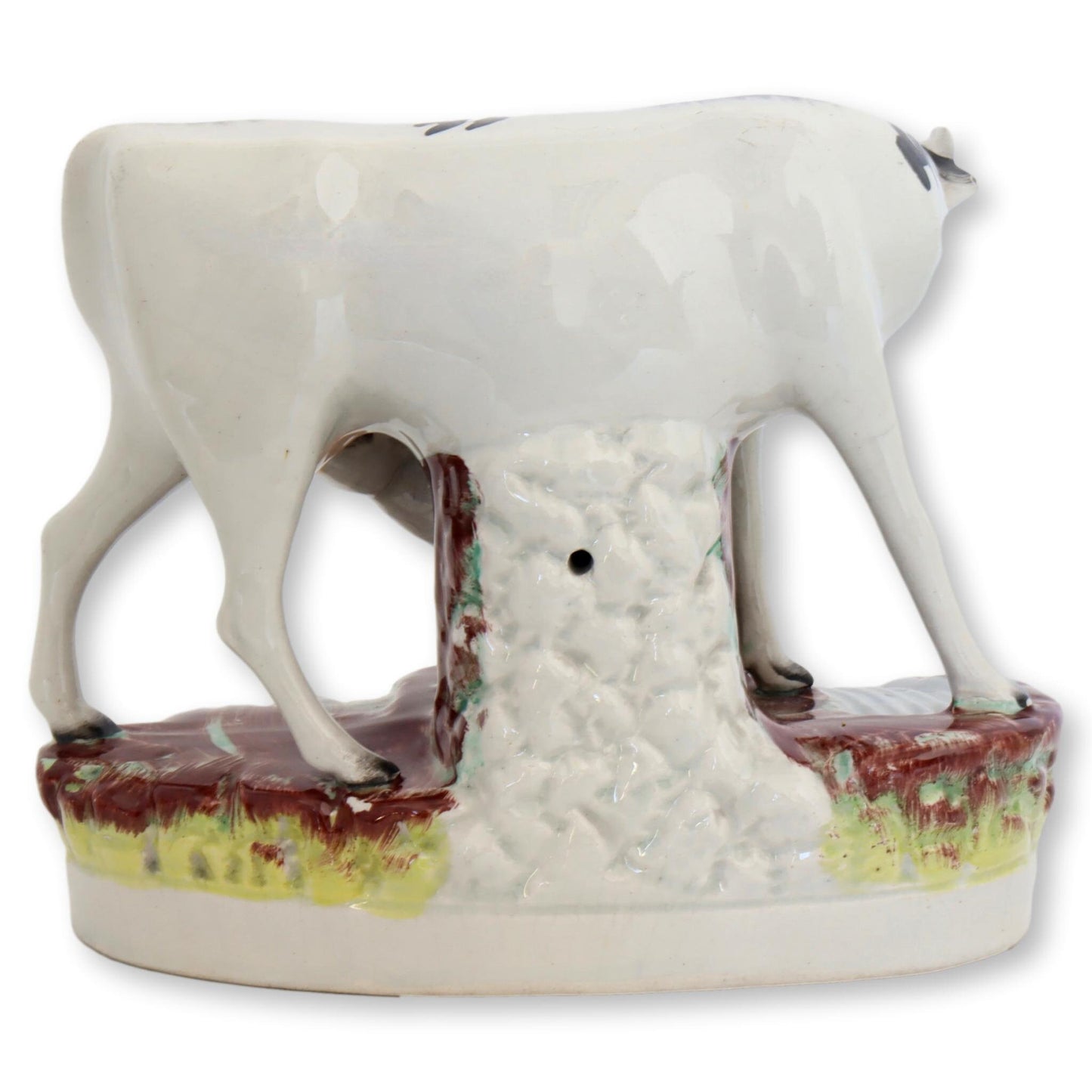 Antique Staffordshire Cow & Calf