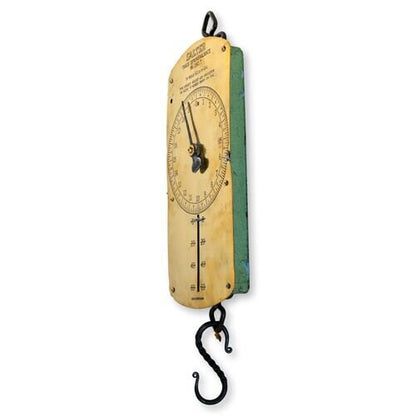 Large Brass English Hanging Scale