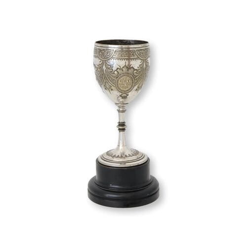 D. 1891 SSC Boys Race English Silver-plate Trophy Cup
