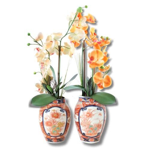 C.1880 Meiji Period Japanese Imari Vases
