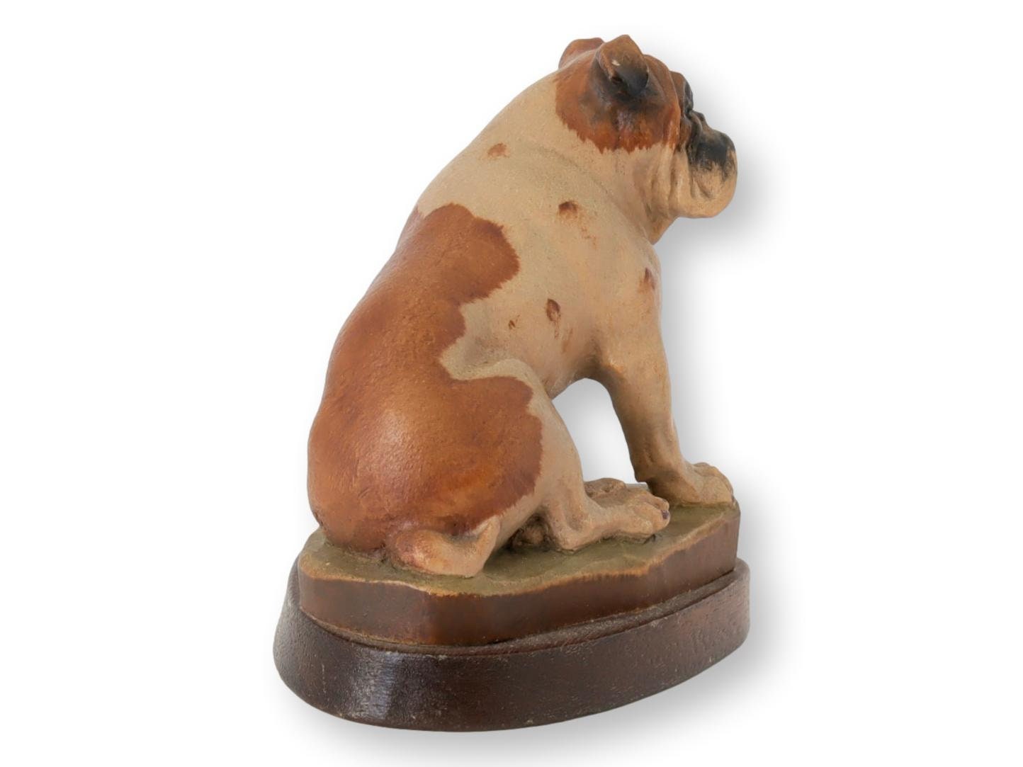Helmut Diller Carved English Bulldog