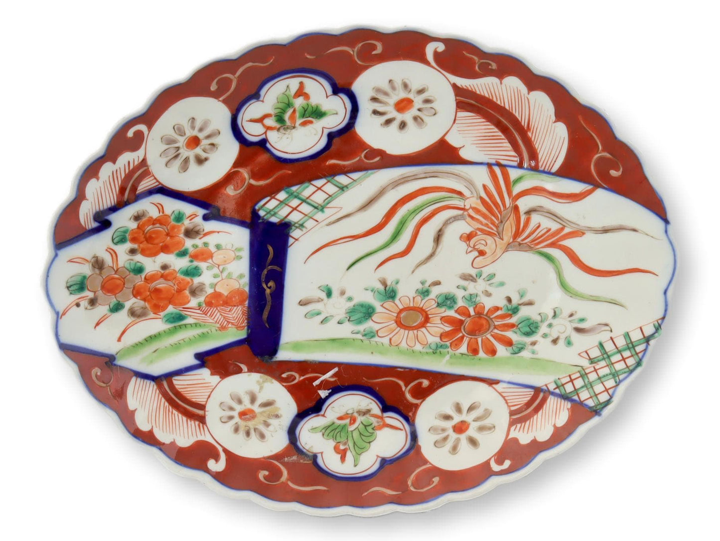 19th C. Scalloped Edge Japanese Imari Plates