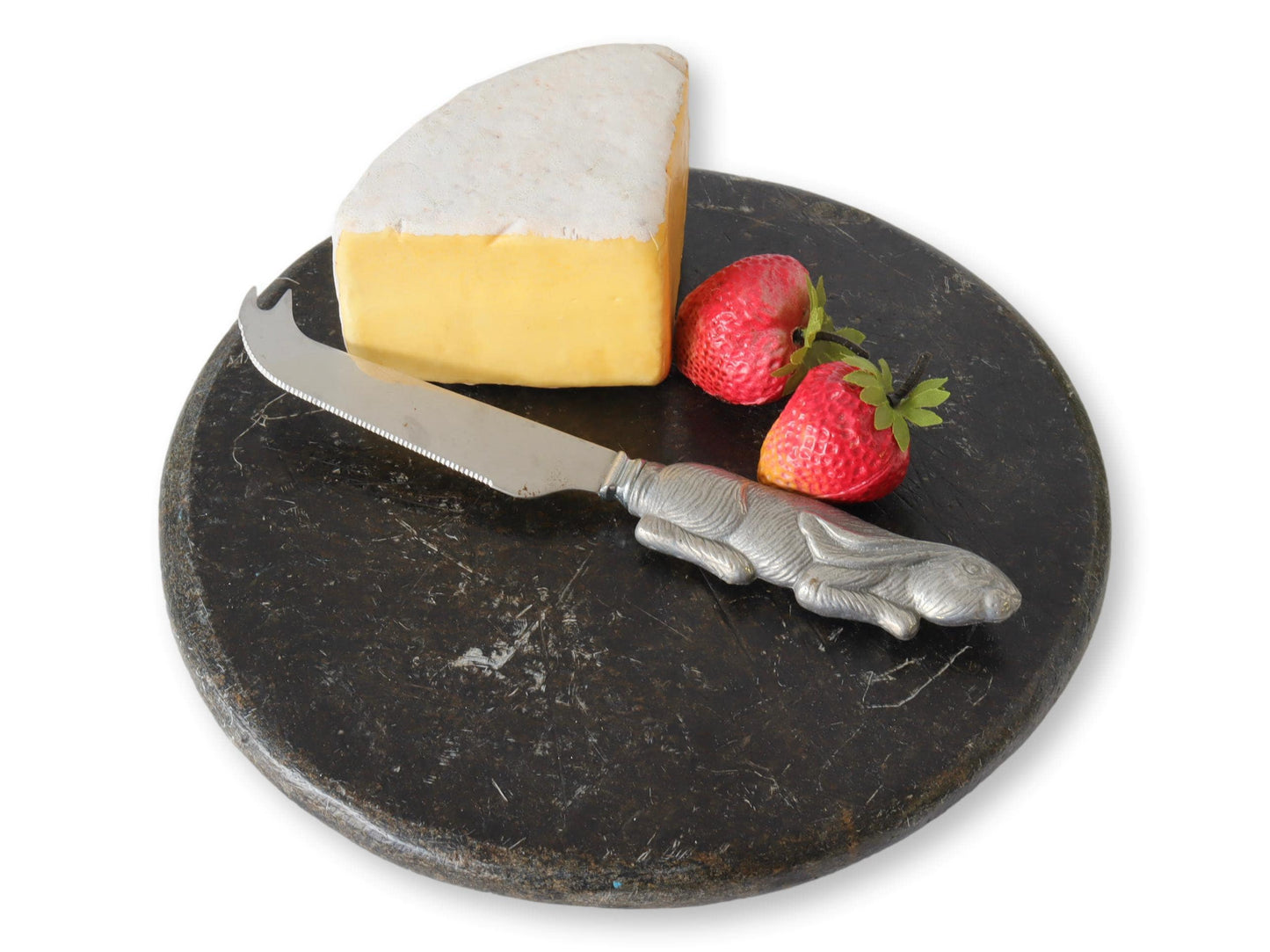 Polished Natural Stone Cheese Board, 2pc