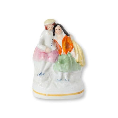 19th-C. English Staffordshire Couple