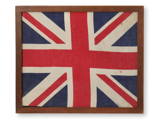 Framed 1940s Union Jack British Flag