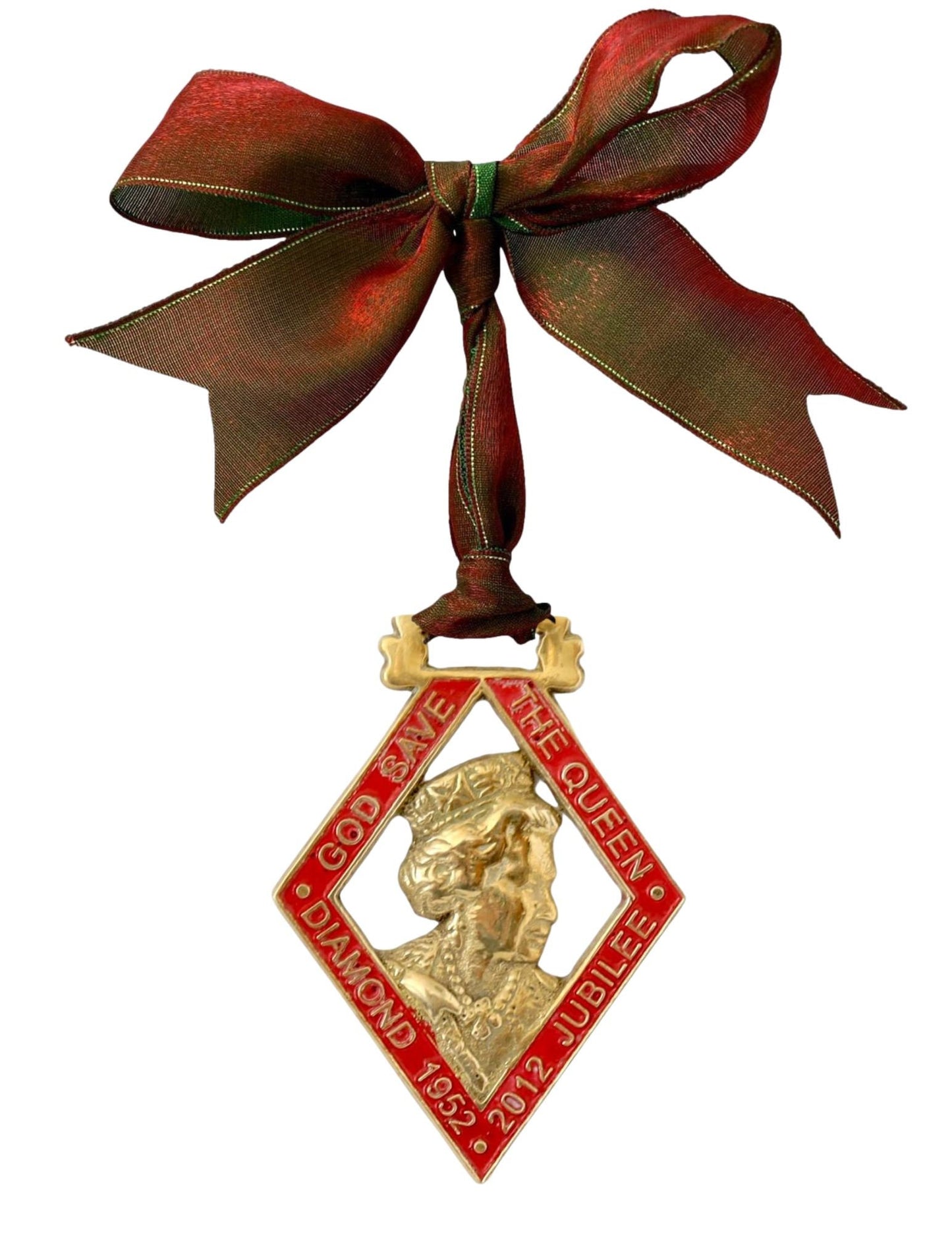 2012 Queen Elizabeth II Diamond Jubilee Horse Brass Ornament