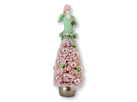 1920s German Porcelain Lady Holiday Tree