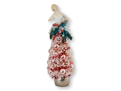 1920s German Porcelain Lady Holiday Tree