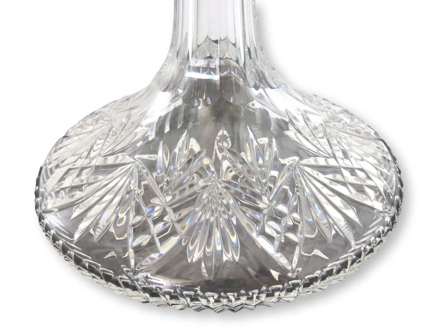 Vintage Waterford Cut Crystal Ships Decanter