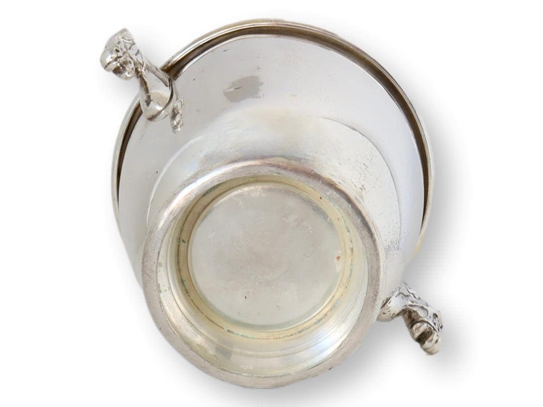 Vintage English Silver-Plate Art Deco Horse Head Ice Bucket
