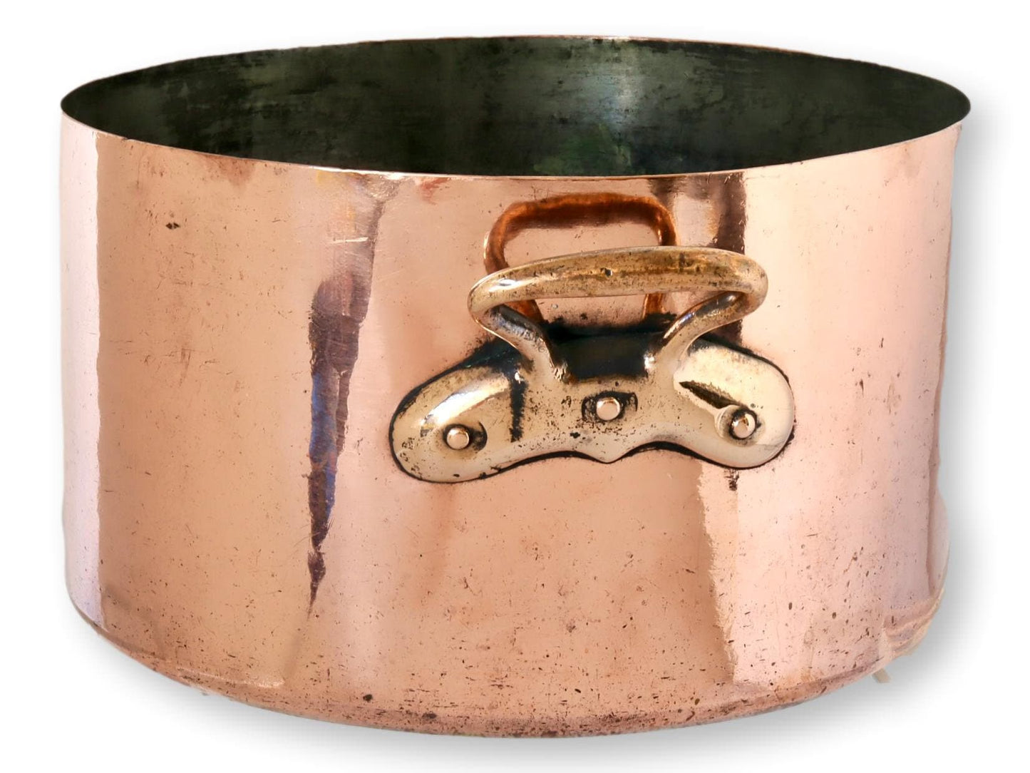 Large Antique Copper Boiling Pot