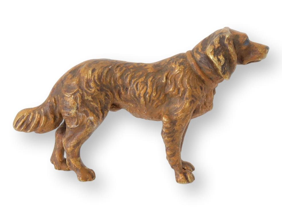 Antique Vienna Bronze Setter Dog