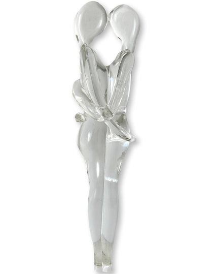 Rare Midcentury Italian Murano Glass "Lovers" Sculpture