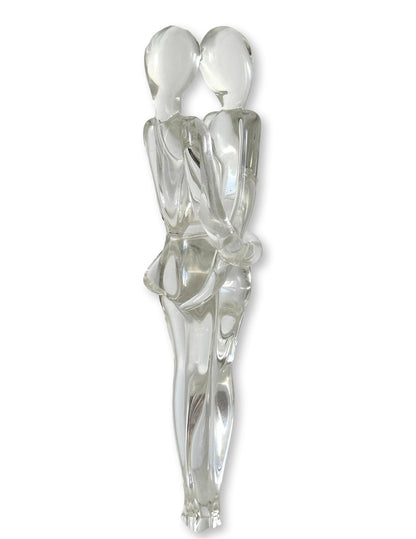 Rare Midcentury Italian Murano Glass "Lovers" Sculpture