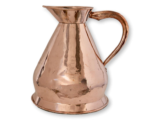 Rare Large 19th-C English Copper Two Gallon Jug