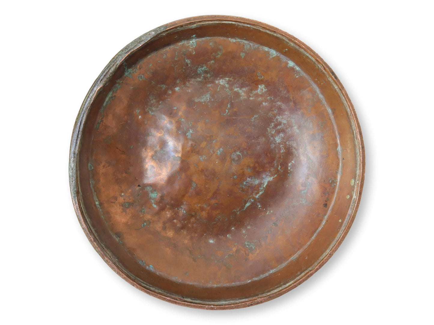 Rare Large 19th-C English Copper Two Gallon Jug