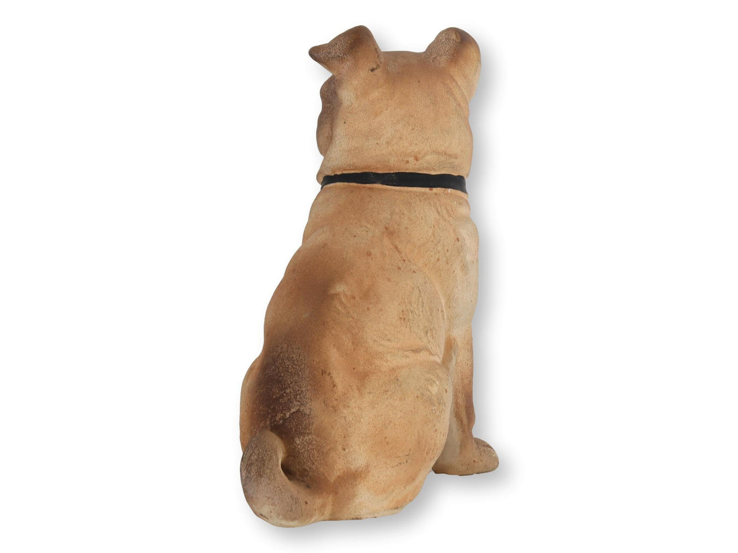 Antique Bisque Porcelain Pug Dog