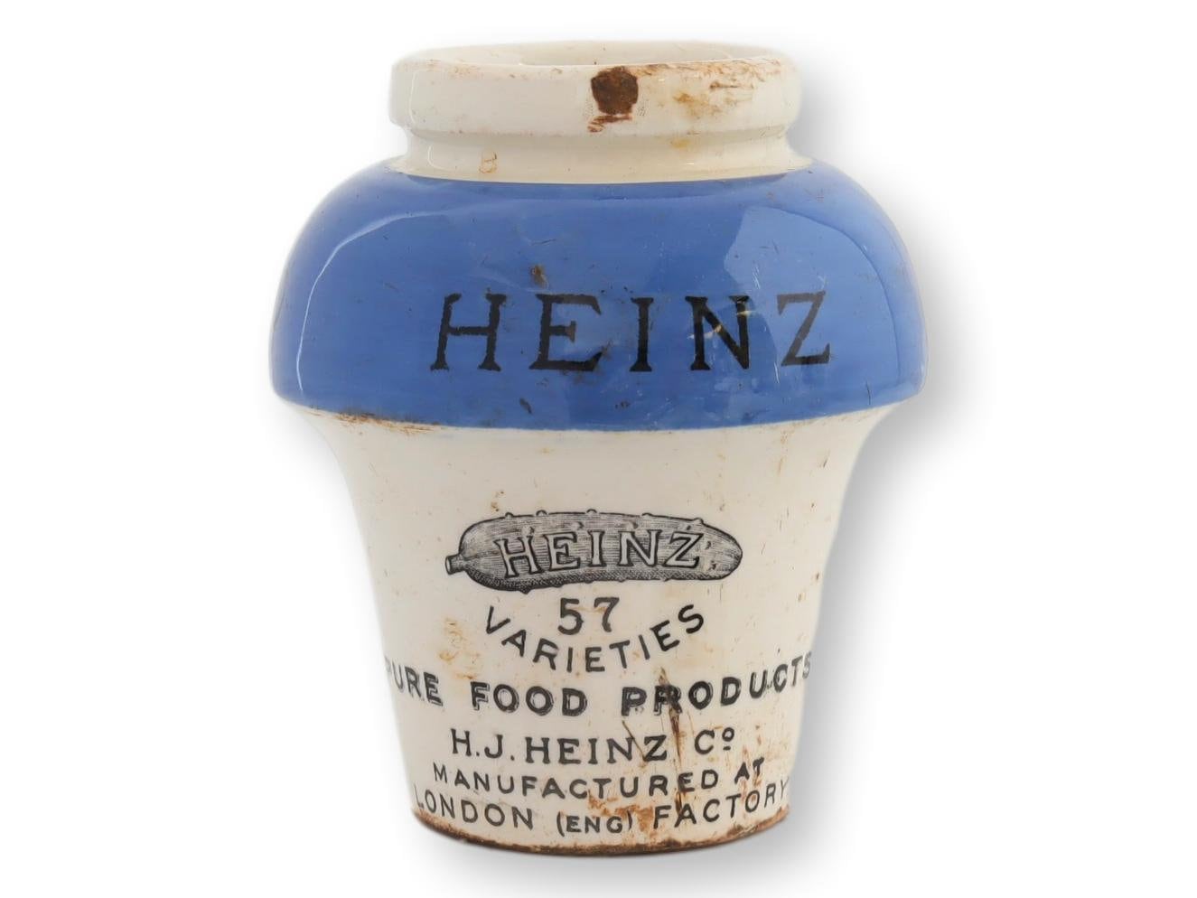 Rare English Heinz Mustard Jar, C.1900s