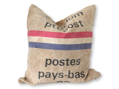 Antique Dutch Post Carrier Bag Pillow